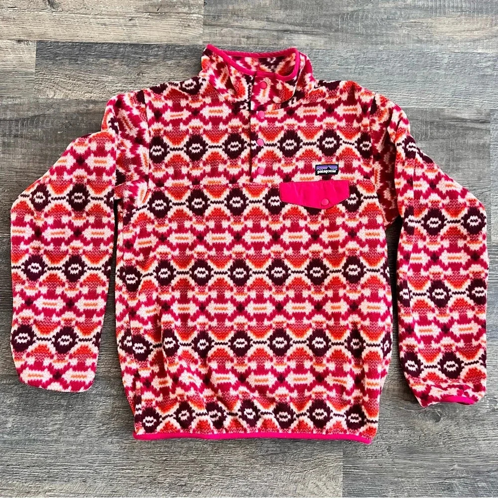 Patagonia | Aztec Print Synchilla SnapT Fleece Medium